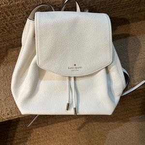 Kate spade white backpack purse